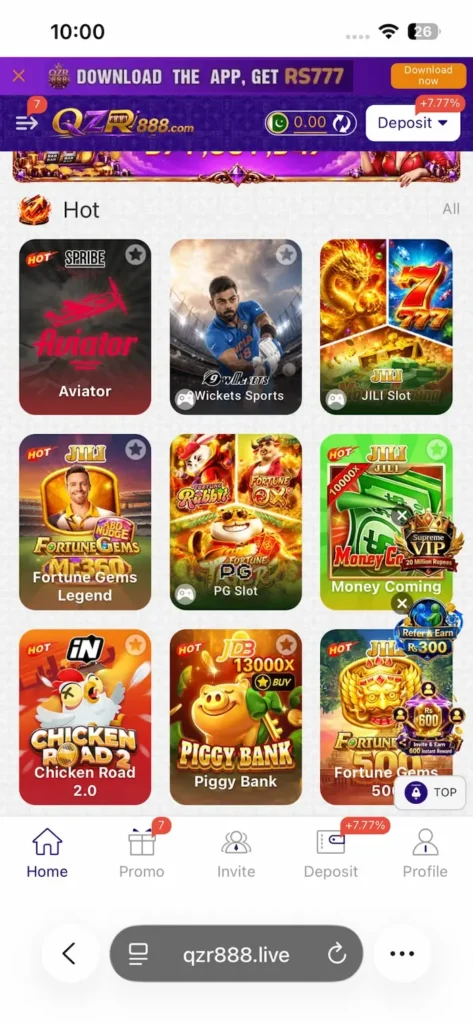 QZR888 Game