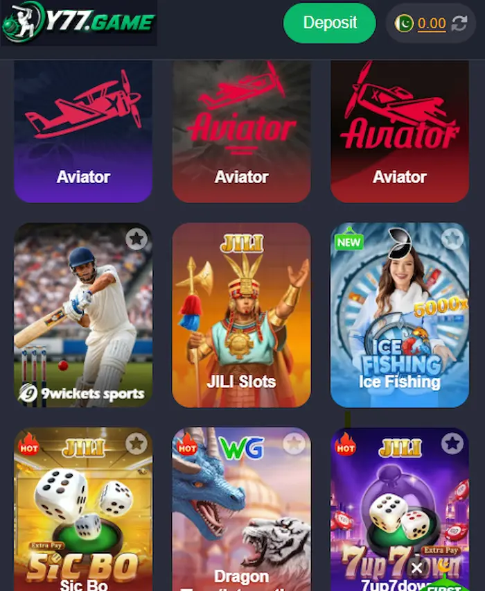 Y77 Game Apk